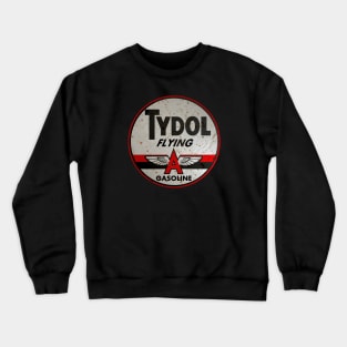 Tydol Flying Gasoline vintage sign rusted version Crewneck Sweatshirt